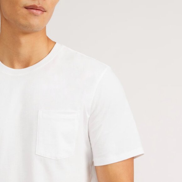EVERLANE MENS THE PREMIUM WEIGHT COTTON POCKET TEE | UNIFORM - Picture 3 of 5